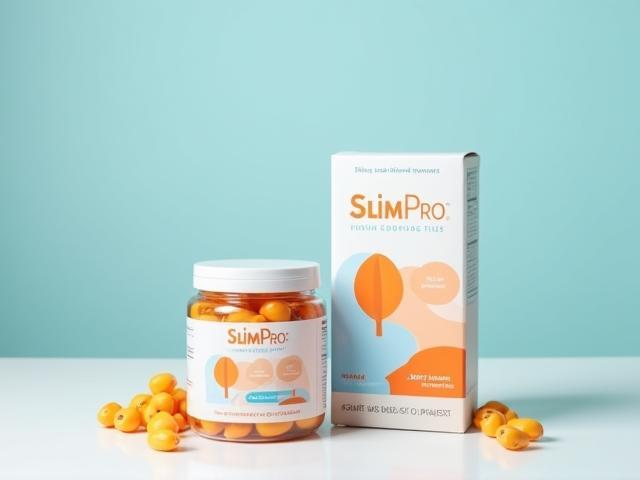 Kemasan SlimPro, suplemen untuk program penurunan berat badan